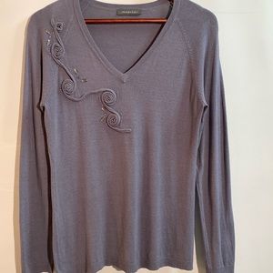 Atelier - Long sleeve light weight knit sweater. Size S/M